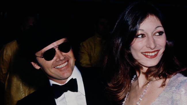 Jack and Anjelica in Los Angeles in 1975. Photo by Michael Ochs Archives