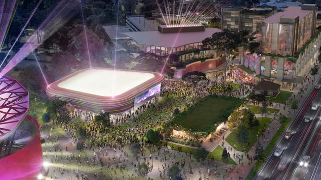 A concept design for the new Parramatta Leagues Club precinct.