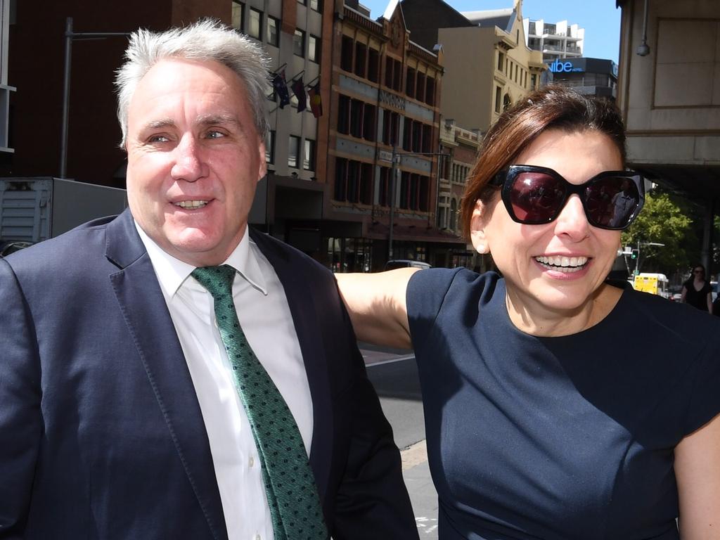 Michael Cranston and his wife Gloria. Picture: AAP Image/Peter Rae