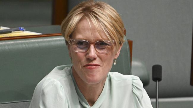 Goldstein MP Zoe Daniel MP during Question Time at Parliament House in Canberra. Picture: NewsWire/Martin Ollman.