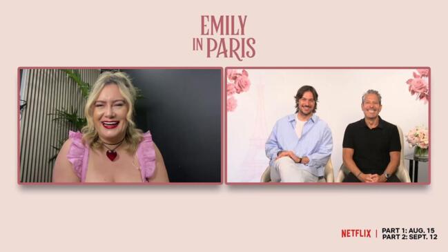 Lucas Bravo and Darren Star talk love triangle in ‘Emily in Paris’