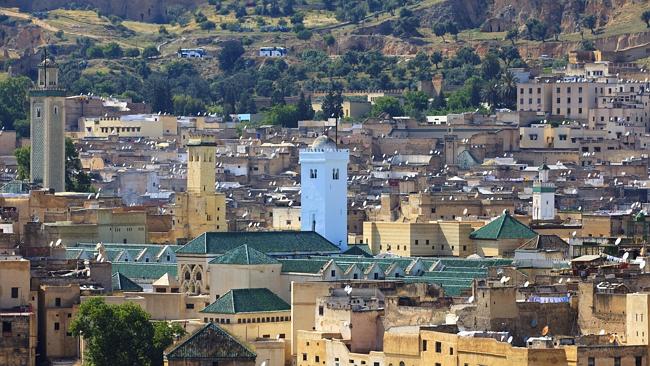 Lovers can enjoy the views over the Moroccan city of Fez.