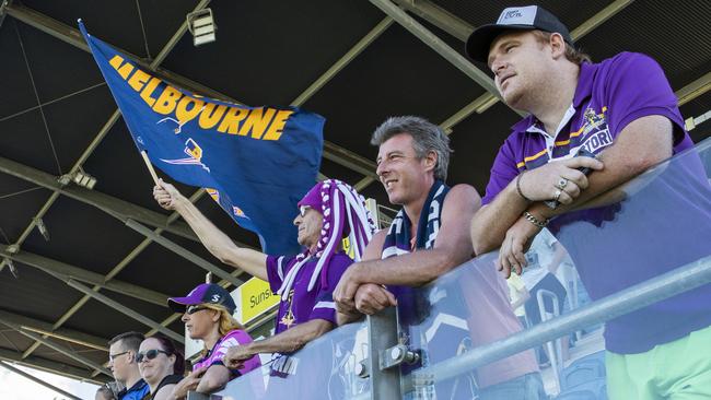 Fans flocked to Sunshine Coast Stadium to cheer on the Storm on their title run last year.