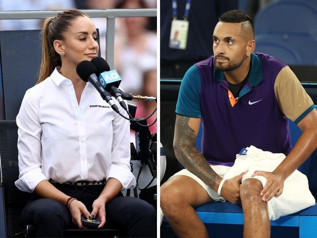 Marijana Veljovic and Nick Kyrgios.