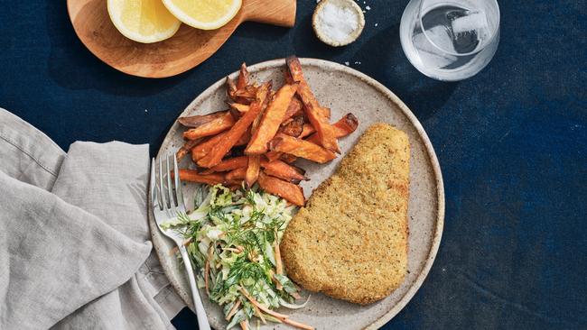 Greens &amp; Goodness range will include a schnitzel. Picture: Supplied