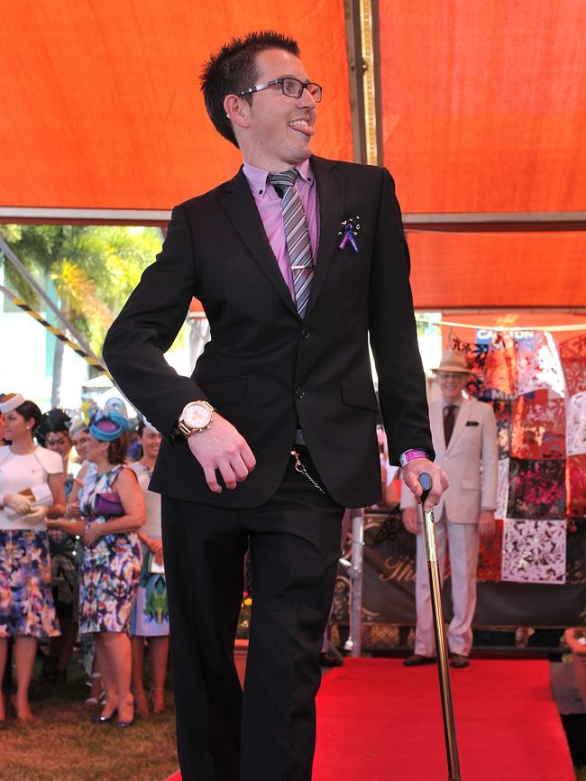 Fashions on the Field men’s winner Scott Leckey. Picture: KATRINA BRIDGEFORD