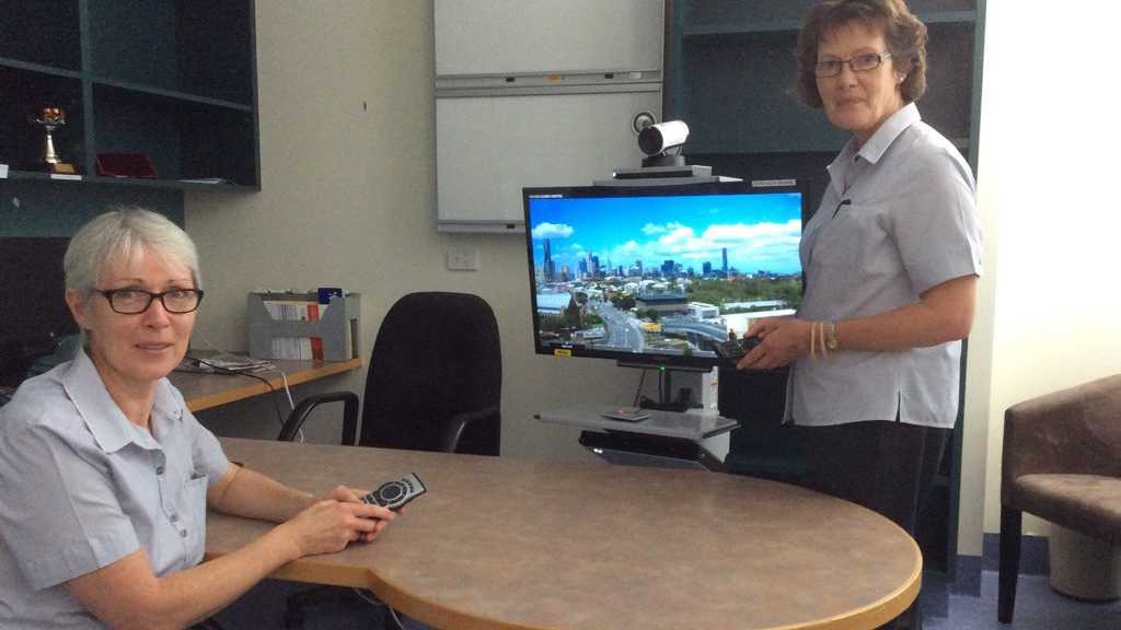 Toowoomba Hospital registered nurses Cathy Carter and Clare Lindenberg have helped facilitate the introduction of rheumatology telehealth consultations. . Picture: Photo Contributed