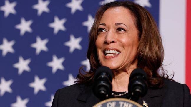 Harris’s biggest liability is that she carries the policy legacy of the Biden years. Picture: Jeff Kowalsky/AFP