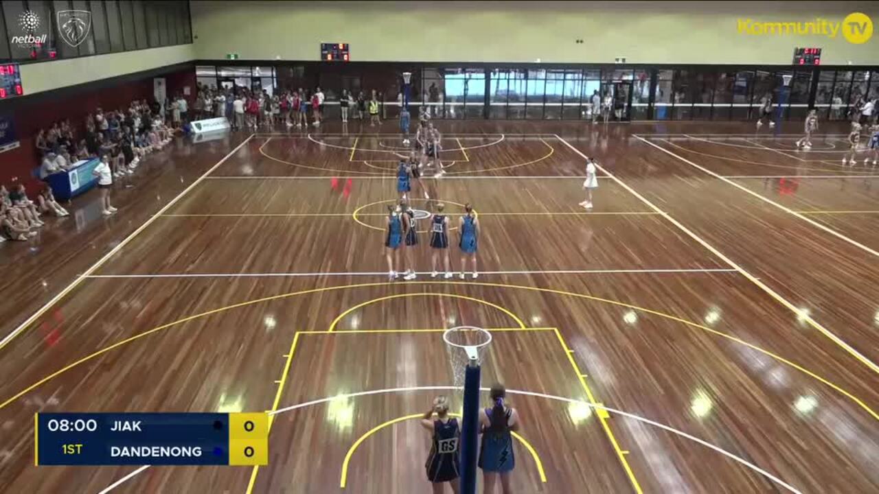 Replay: Jika v Dandenong Valley (15&U)—2025 Netball Victoria State Titles Day 2