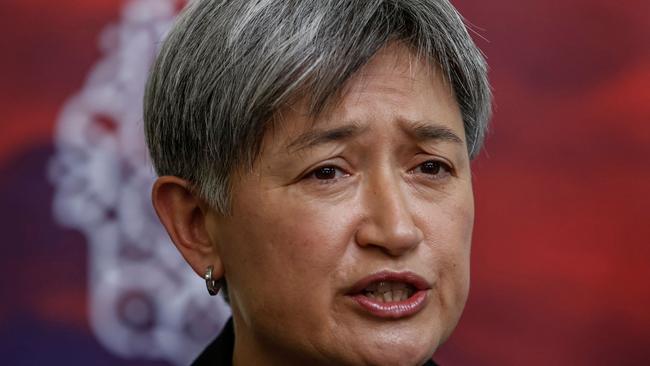 Australian Foreign Minister Penny Wong (Picture: Johannes P. Christo / POOL / AFP