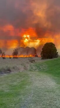 Carrara grass fire