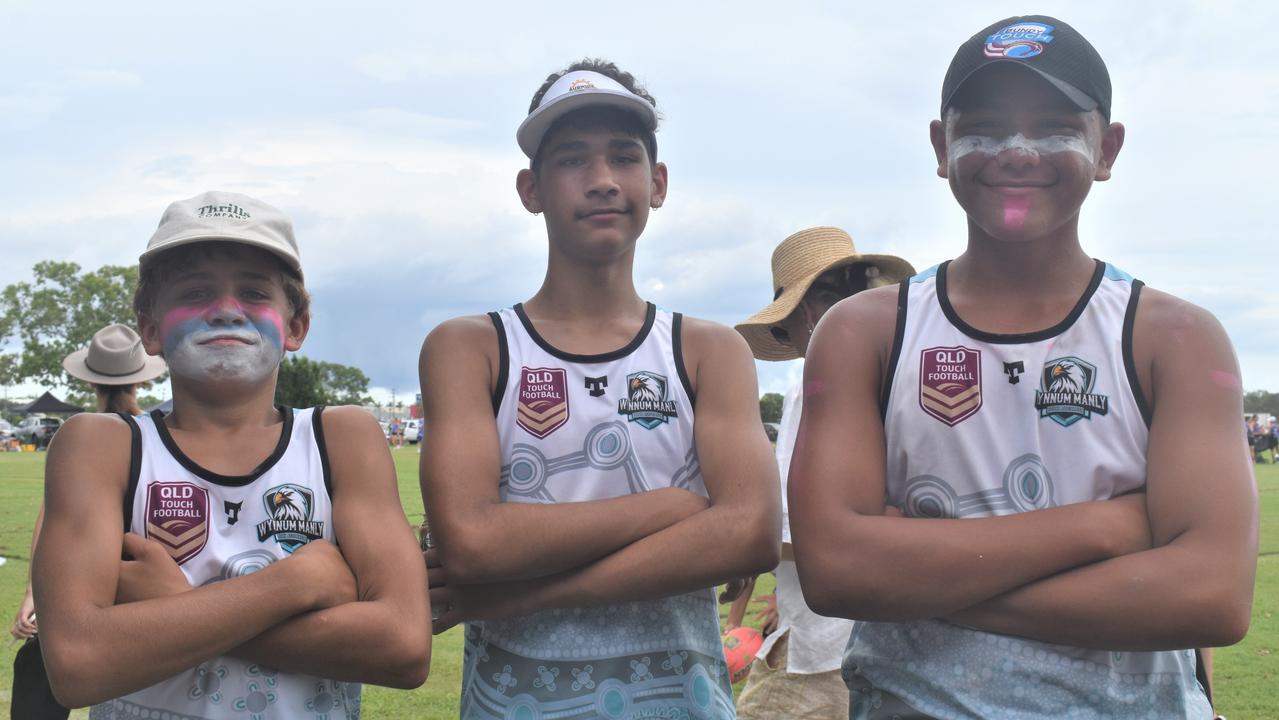 Tamarley Mooney, Bailey Swifte and Ben Lee from Wynnum.