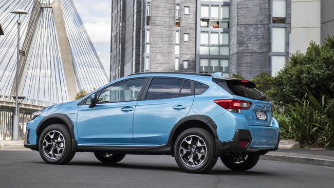 The smaller XV performers better with the same hybrid set-up as the Forester Hybrid.