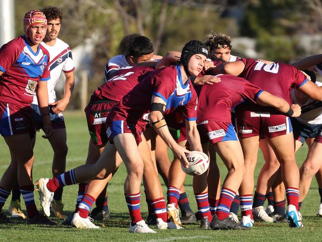 Langer Cup reserve grade, Wavell Heights SHS v Ipswich SHS.  3:30 game at Wavell Heights. Picture: Liam Kidston