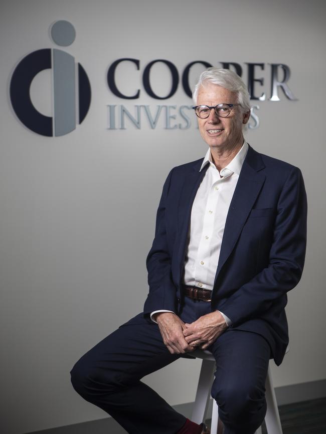 Fund manager Peter Cooper, CIO of Cooper Investors. Picture: Valeriu Campan