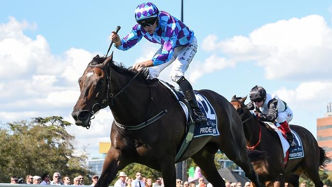 Pride Of Jenni will chase another rich win in Saturday’s Group 1 Australian Cup at Flemington. Picture: Racing Photos via Getty Images.