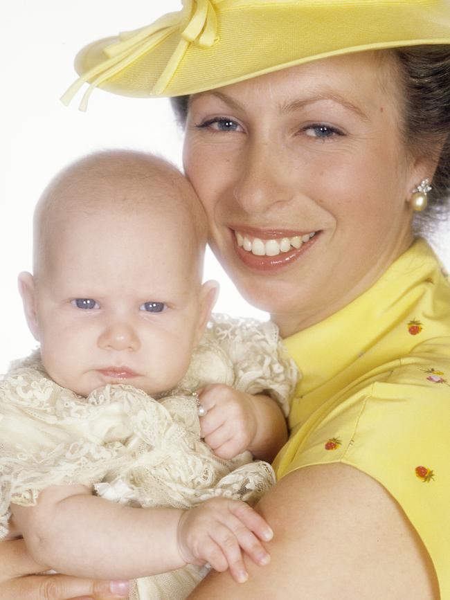 Princess Anne and her daughter Zara Phillips in 1981. Picture: Lichfield/Getty