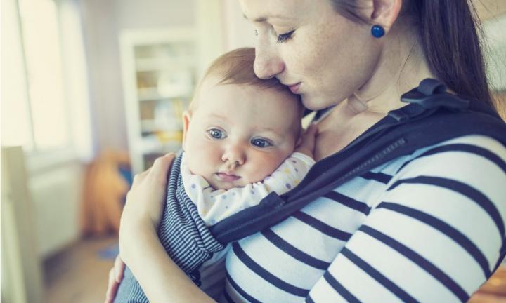 baby in sling