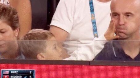 Roger Federer's son Lenni grabs the spotlight post-match by annoying the Swiss maestro’s coach Ivan Ljubičić.