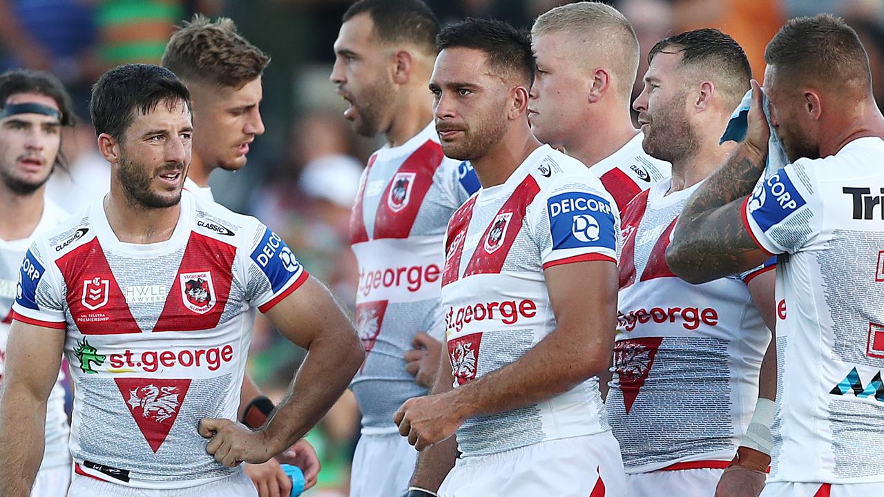 Corey Norman is also off-contract at the Dragons and will miss the start of the season due to suspension. Picture: Getty Images.