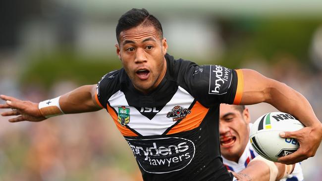 The NRL terminated the registration of Wests Tigers player Tim Simona over various betting scandals on Friday. Picture: Getty Images