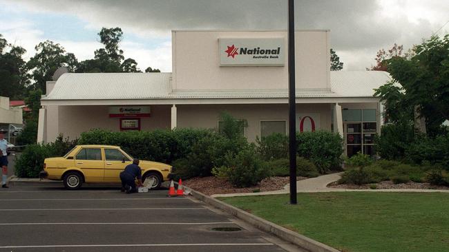 The National Australia Bank at Browns Plains was held up in March 1999.