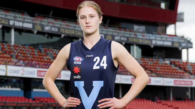 Isabella Grant could follow in her father's footsteps to Whitten Oval. Picture: Getty Images/AFL Photos