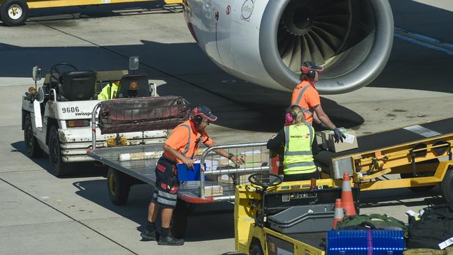 Qantas baggage handlers will have to wait for months to find out if the airline will have to reinstate them after an appeal was lodged to a Federal Court decision that ruled the outsourcing was illegal. Picture: Supplied