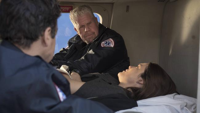 THE BLACKLIST -- "Luther Braxton: Conclusion" Episode 210 -- Pictured: (l-r) -- (Photo by: Virginia Sherwood/NBC) Ron Perlman in The Blacklist. Supplied by Channel Seven