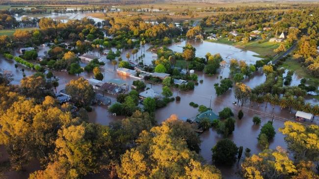 Central western NSW has been decimated by record floods in towns including Eugowra, Molong and Forbes. Picture: Facebook/SES NSW