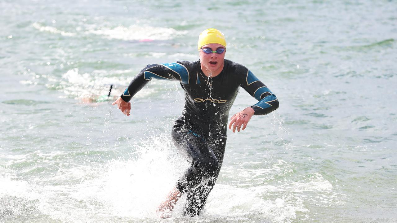 Australia Day Ocean Swim at Kingston Beach. Picture: Nikki Davis-Jones