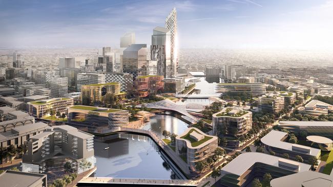 An artist’s impression of the Australian Education City. Picture: Supplied