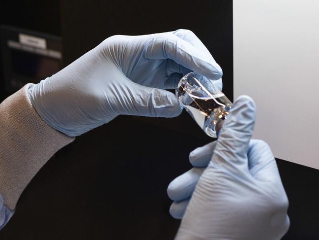 A vial of the drug remdesivir. Picture: AP