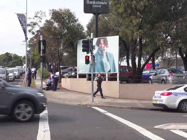 Shooting at Bankstown shopping centre. Picture: TNV