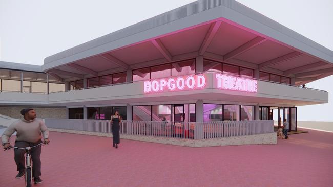 The Hopgood Theatre in Noarlunga has commenced its $6m makeover. Picture: Supplied