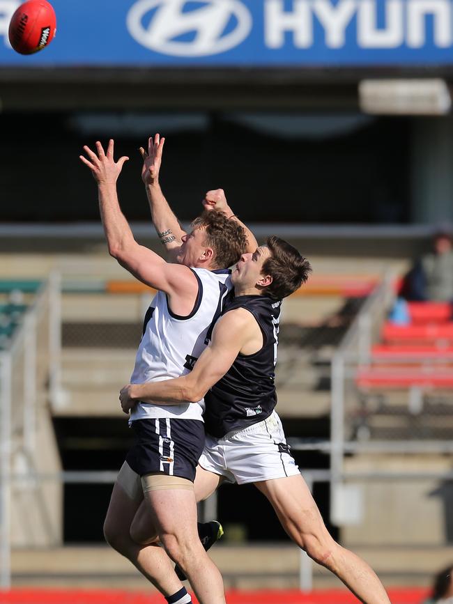 Kayne Pettifer played in premierships for his original club Kyabram and Yarrawonga following his stint with Richmond in the AFL. Picture: Yuri Kouzmin