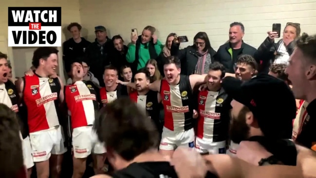 Post-match after gutsy Myrtleford win