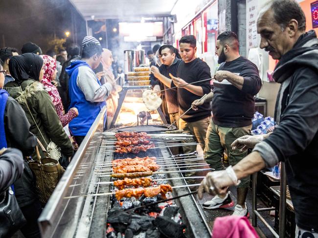 Lakemba night markets, Lakemba, Saturday, 2nd June, 2018. Haldon Street in Lakemba is closed off  and markets are held on the street from sundown till 3am during Ramadan.Picture by Damian Shaw