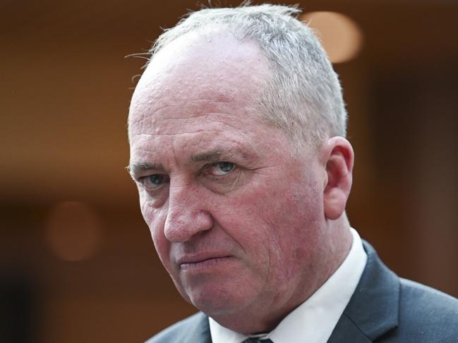 CANBERRA, Australia - NewsWire Photos - July 1, 2024: Barnaby Joyce during the Governor General Swearing In ceremony at Parliament House in Canberra. Picture: NewsWire / Martin Ollman