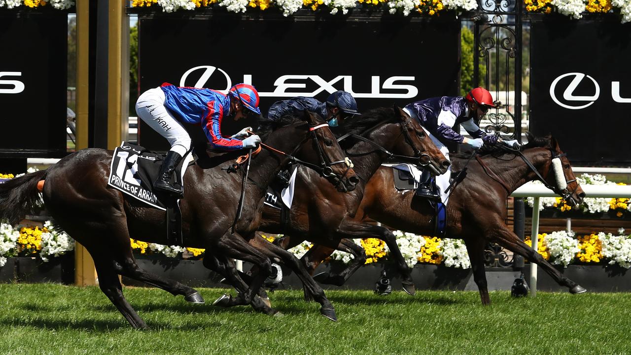 Twilight Payment holds off Tiger Moth as Prine Of Arran flies home for thrid. Picture: Getty Images