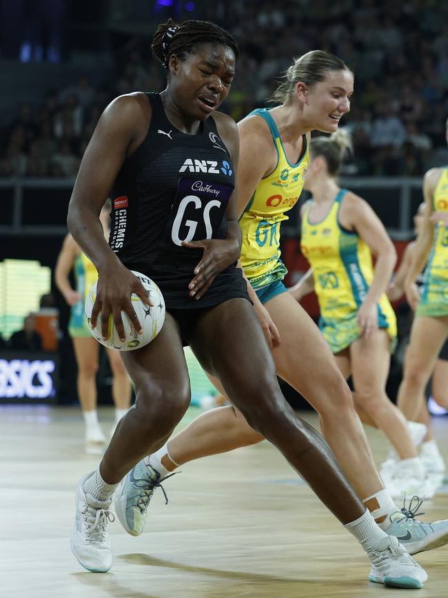 Nweke dominated Australia in New Zealand’s Constellation Cup win last year. (Photo by Daniel Pockett/Getty Images)