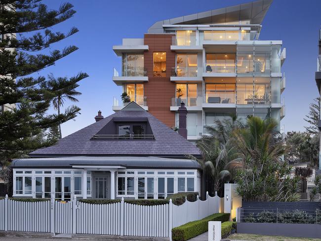 The Brise de Mer seaside cottage, and Maritimo apartments, opposite Manly Beach, were developed by Urban Partners. Supplied