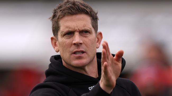 Nick Dal Santo has signed a two-year deal to remain St Kilda’s AFLW coach until the end of 2026. Picture: Robert Cianflone / Getty Images