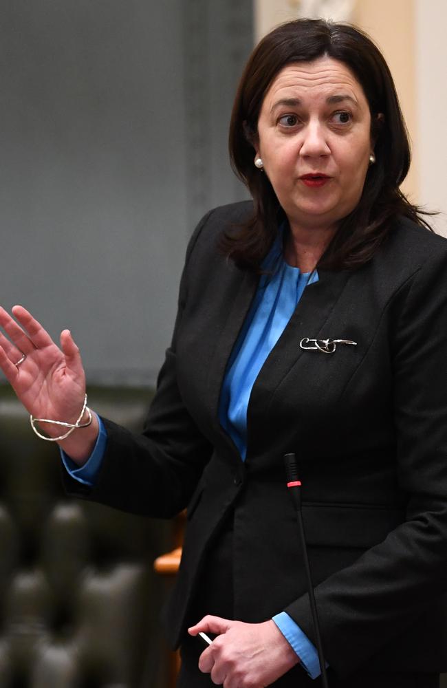 Premier Annastacia Palaszczuk during Question Time at Parliament House in Brisbane. File picture: NCA NewsWire / Dan Peled