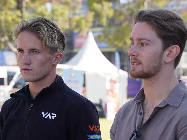 Christian Mansell and Tommy Smith. Photo of F3 drivers from Motorsport Australia.