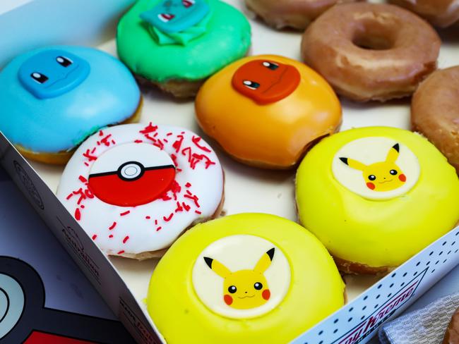 Krispy Kreme is known for its special edition or limited release doughnuts, including Pokemon-themed treats.