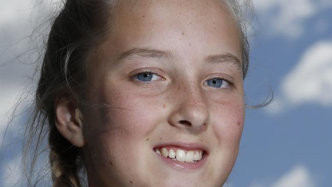 Olivia Todorovitch plays for Marconi Stallions under-13 team. Picture: David Swift