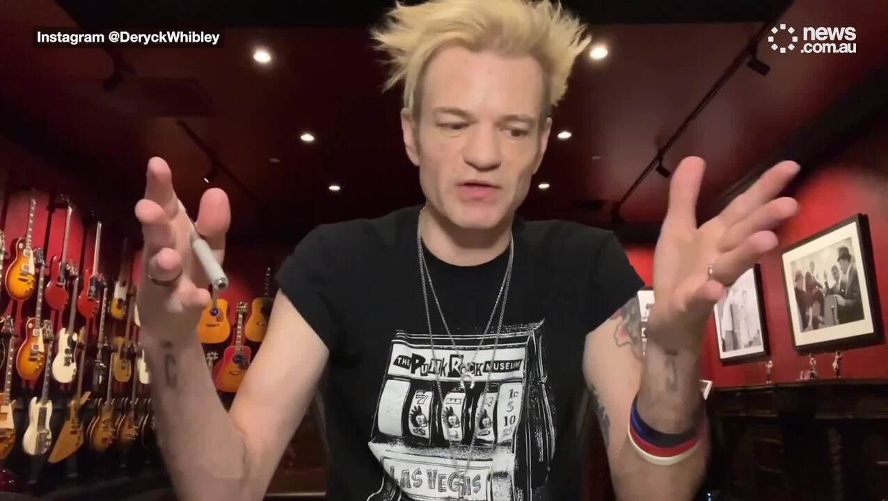 Sum 41 star Deryck Whibley apologies to Aussie fans over tour cancellation