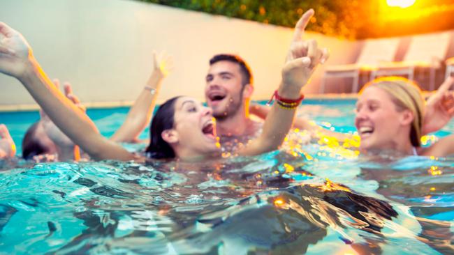 Hosts will have to make sure guests are out of pools between 11pm-7am if proposed Frankston laws get the green light. Generic picture: iStock