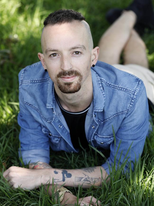 Mitch Doyle had an eating disorder as a child and is now part of a new Butterfly Foundation campaign to tackle eating disorders in men. Picture: Chris Pavlich